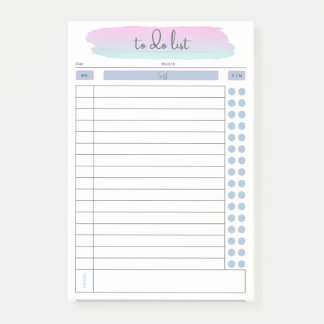 Notas Post-it® Post-its de tareas pendientes diarias