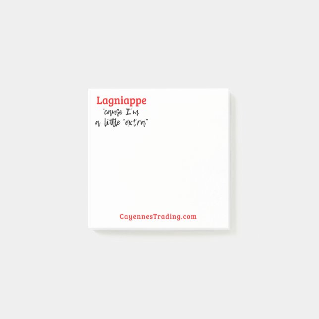 Notas Post-it® Post-its Laginappe (Anverso)