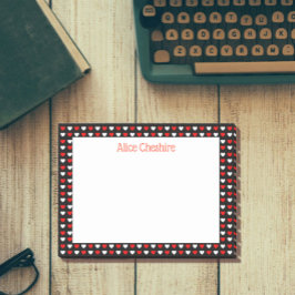 Notas Post-it® Post personalizado de Red & White Hearts