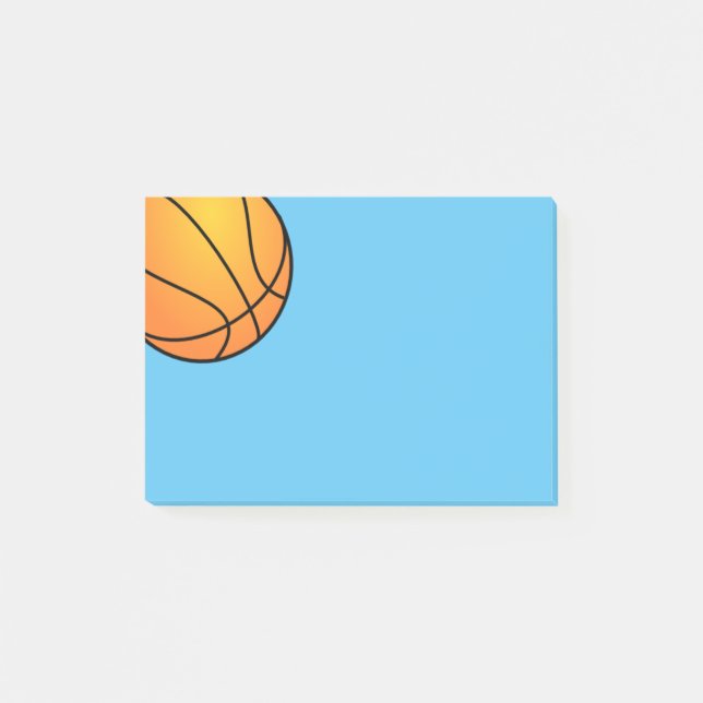 Notas Post-it® Poste-él-Nota-Baloncesto (Anverso)