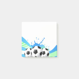 Notas Post-it® Poste-él-Nota-Fútbol