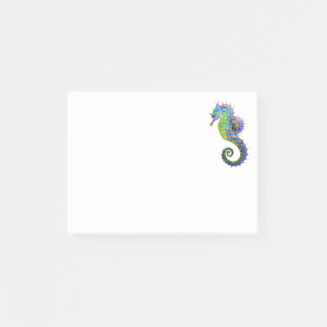 Notas Post-it® Poste-él-Nota-Seahorse (Anverso)