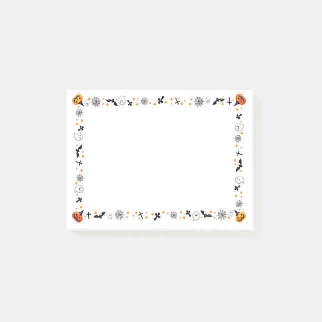 Notas Post-it® Poste-él-Notas de Halloween (Anverso)