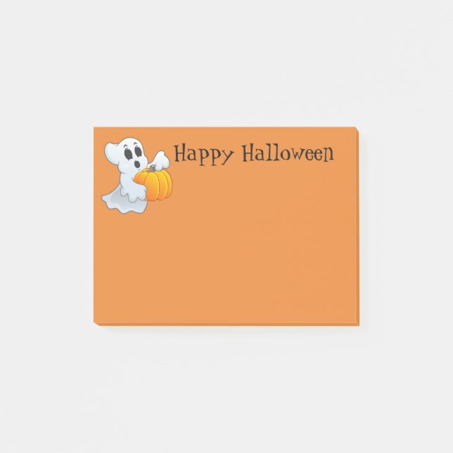Notas Post-it® Poste-él-Notas de Halloween (Anverso)