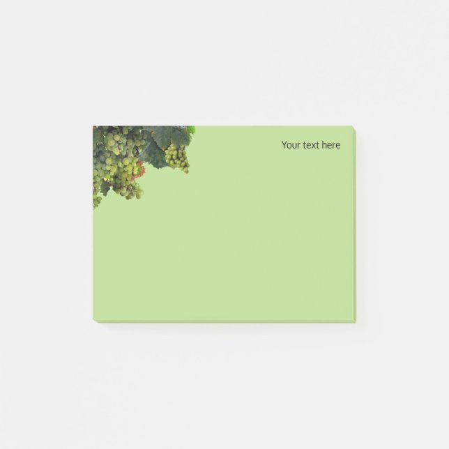 Notas Post-it® Poste-él-Notas de las uvas (Anverso)