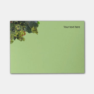 Notas Post-it® Poste-él-Notas de las uvas