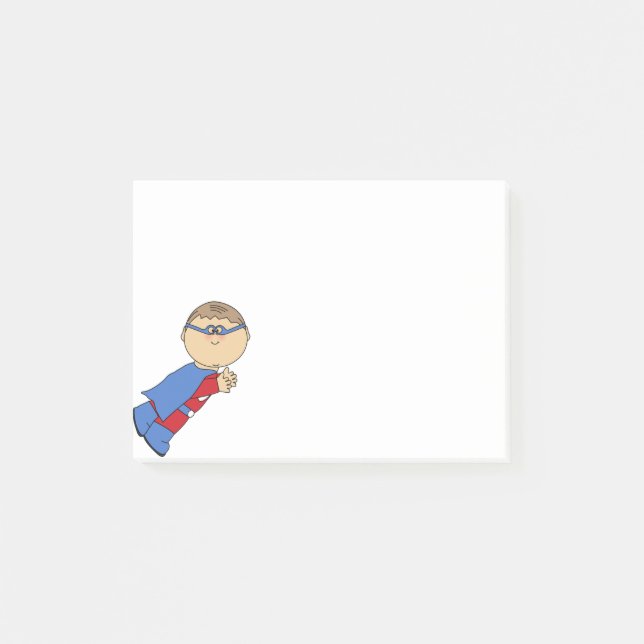 Notas Post-it® Poste-él-Notas de SuperBoy (Anverso)