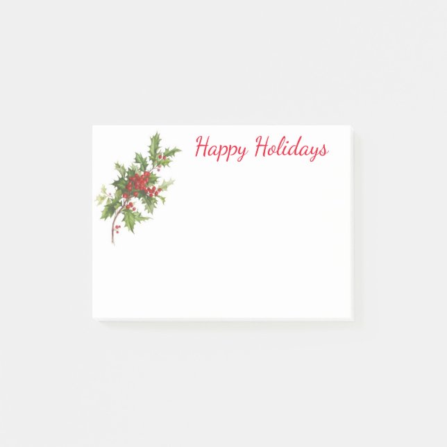 Notas Post-it® Poste-él-Notas del día de fiesta (Anverso)