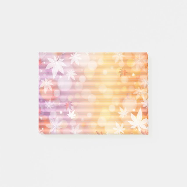 Notas Post-it® Poste-él-Notas del otoño (Anverso)