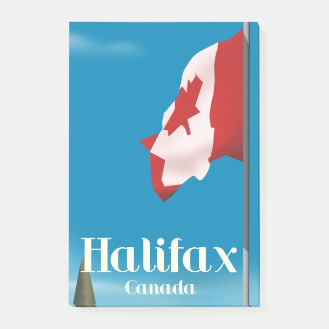 Notas Post-it® Póster de viaje a Halifax Canadá (Anverso)