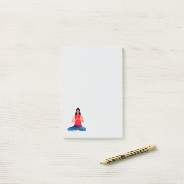 Notas Post-it® Postura de Yoga  (Escritorio)