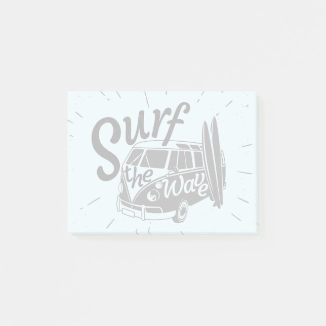 Notas Post-it® Practique surf la onda (Anverso)