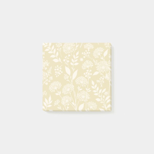 Notas Post-it® Prado de Dientes de León Neutral - Trigo Dorado (Anverso)