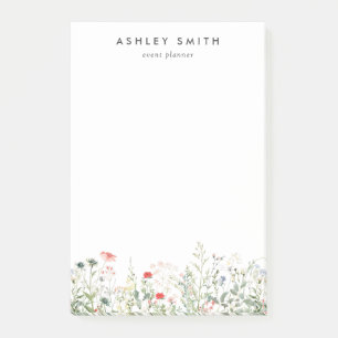 Notas Post-it® Prado de flores silvestres