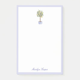 Notas Post-it® Preppy Chinoiserie Topiary Notes