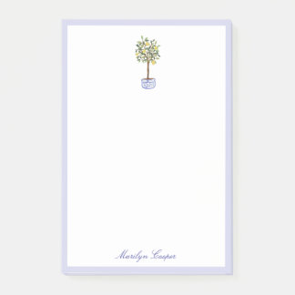 Notas Post-it® Preppy Chinoiserie Topiary Post-It Notes