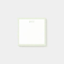 Notas Post-it® Preppy Green and White Post-It Notes
