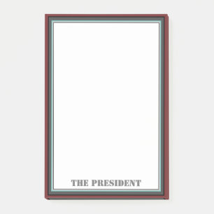 Notas Post-it® Presidente de la compañía