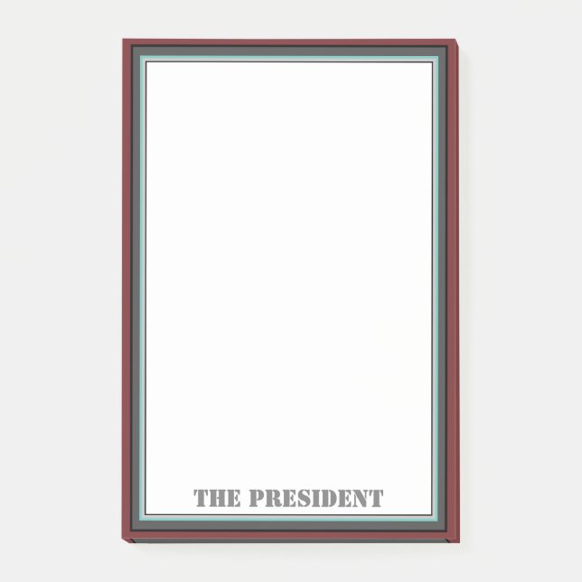 Notas Post-it® Presidente de la compañía (Anverso)