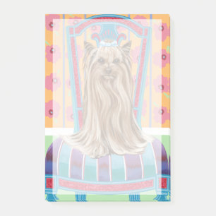 Notas Post-it® Princesa Corona Yorkie