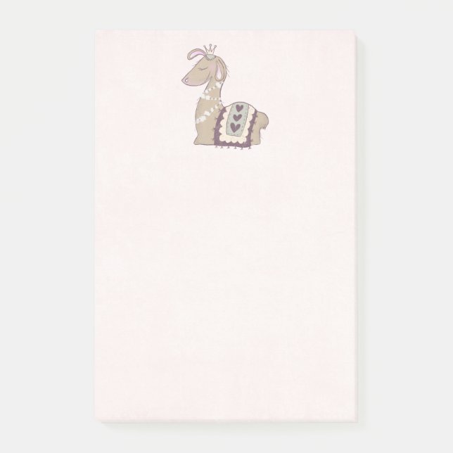 Notas Post-it® Princesa de calidez vestida con corona (Anverso)