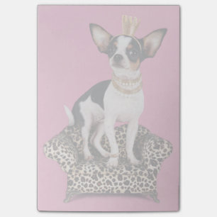 Notas Post-it® Princesa de la chihuahua