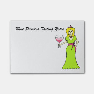 Notas Post-it® Princesa Tasting Notes del vino