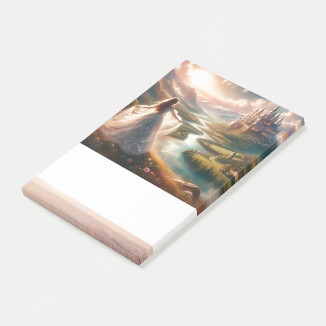 Notas Post-it® Princess Enchanted Castle Fairytale (En perspectiva)