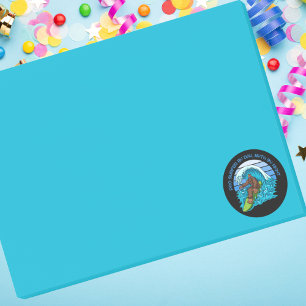 Notas Post-it® Pro By Day, Mito De Noche Surfing Bigfoot