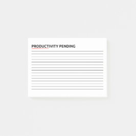 Notas Post-it® Productividad Pendiente | Regalo Divertido de Humo