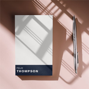 Notas Post-it® Profesional moderno de ahumado azul y blanco oscur