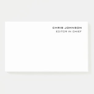 Notas Post-it® Profesional moderno sencillo