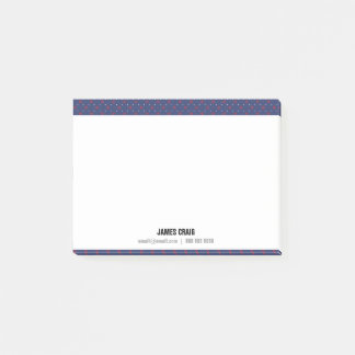 Notas Post-it® Profesional simple para él limpio Masculino básico