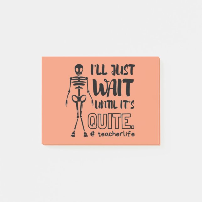 Notas Post-it® Profesor de Halloween Fall (Anverso)