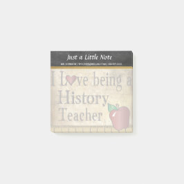 Notas Post-it® Profesor de Historia | Estilo de época