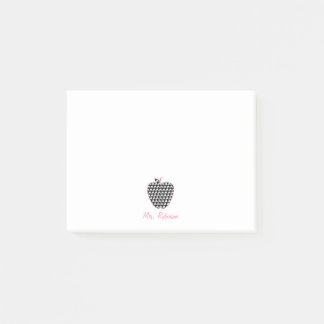 Notas Post-it® Profesor de Houndstooth Apple