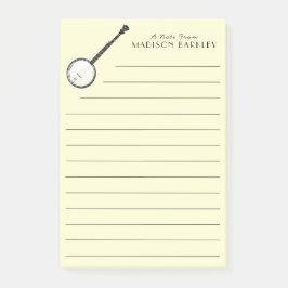 Notas Post-it® Profesor de Música Banjo