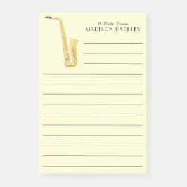 Notas Post-it® Profesor de Música de Saxofón