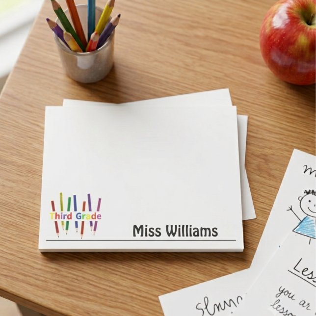 Notas Post-it® Profesor de Tercer Grado  (Subido por el creador)