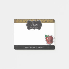 Notas Post-it® Profesor de tercer grado| Texto DIY|