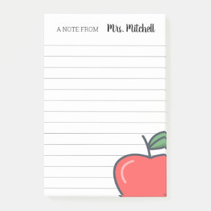 Notas Post-it® Profesor personalizado