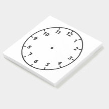 Profesora Blank Clock Face Ayuda para la enseñanza