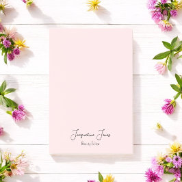 Notas Post-it® Profesora de Salón de Belleza Rosa Minimalista