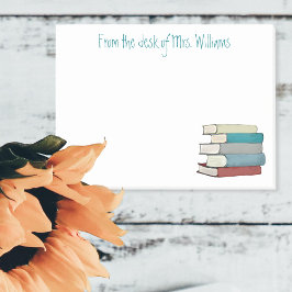 Notas Post-it® Profesora y bibliotecaria de literatura personaliz