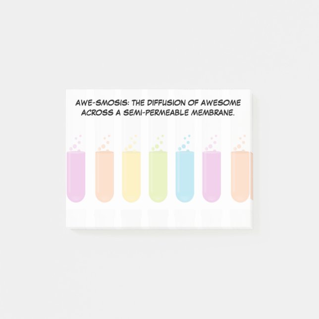 Notas Post-it® Profesores de Biología y Química: La ciencia es as (Anverso)