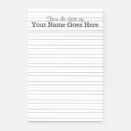 Notas Post-it® Profesores nombran penmanship escritorio de oficin