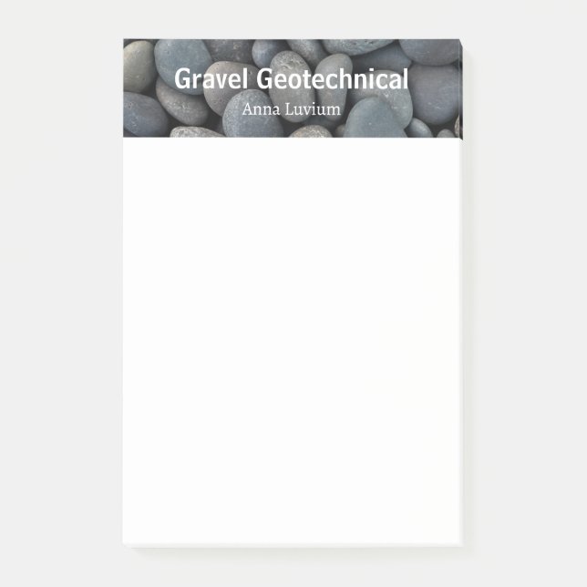Notas Post-it® Professional Geologic Consulting Gravel (Anverso)