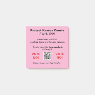 Notas Post-it® Protege los tribunales de KS el 4 de agosto de 202