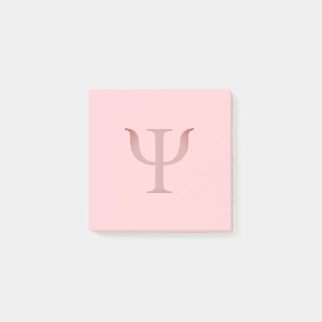 Notas Post-it® Psicología Símbolo científico posterior a él (Anverso)