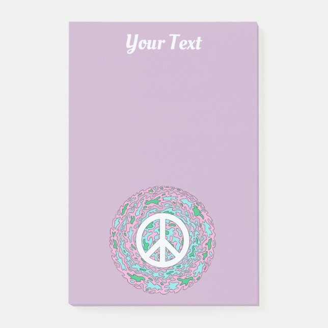 Notas Post-it® Psychedelic Peace Post-it Notes (Anverso)